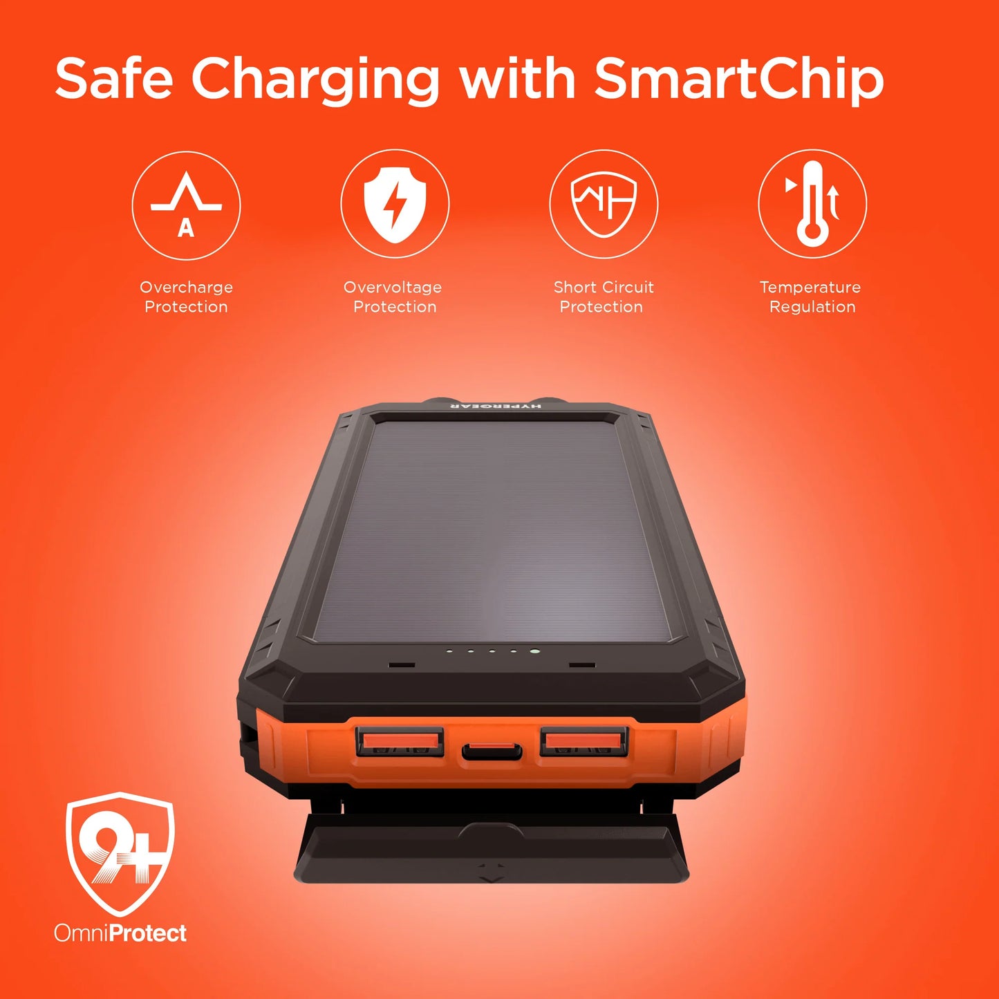 Hypergear Solpro 10K Fast Charge Solar 10000Mah PD Power Bank