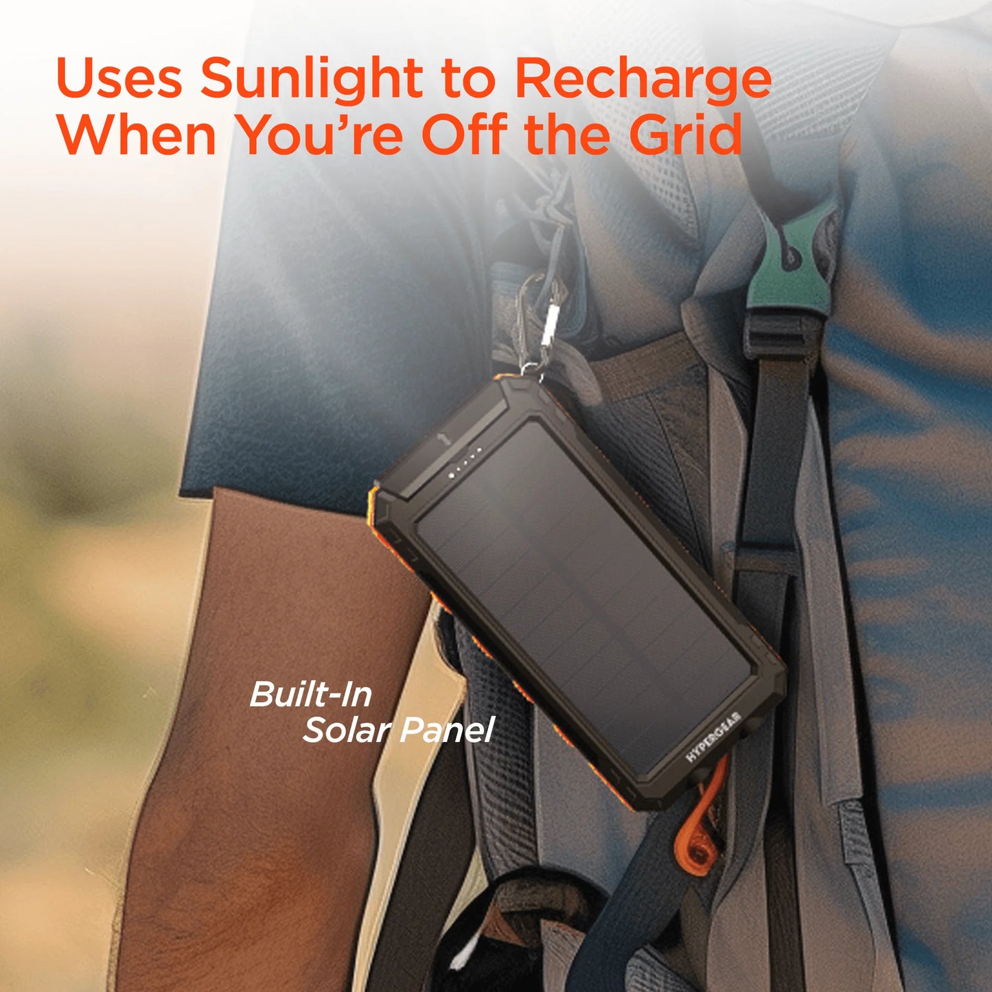 Hypergear Solpro 10K Fast Charge Solar 10000Mah PD Power Bank