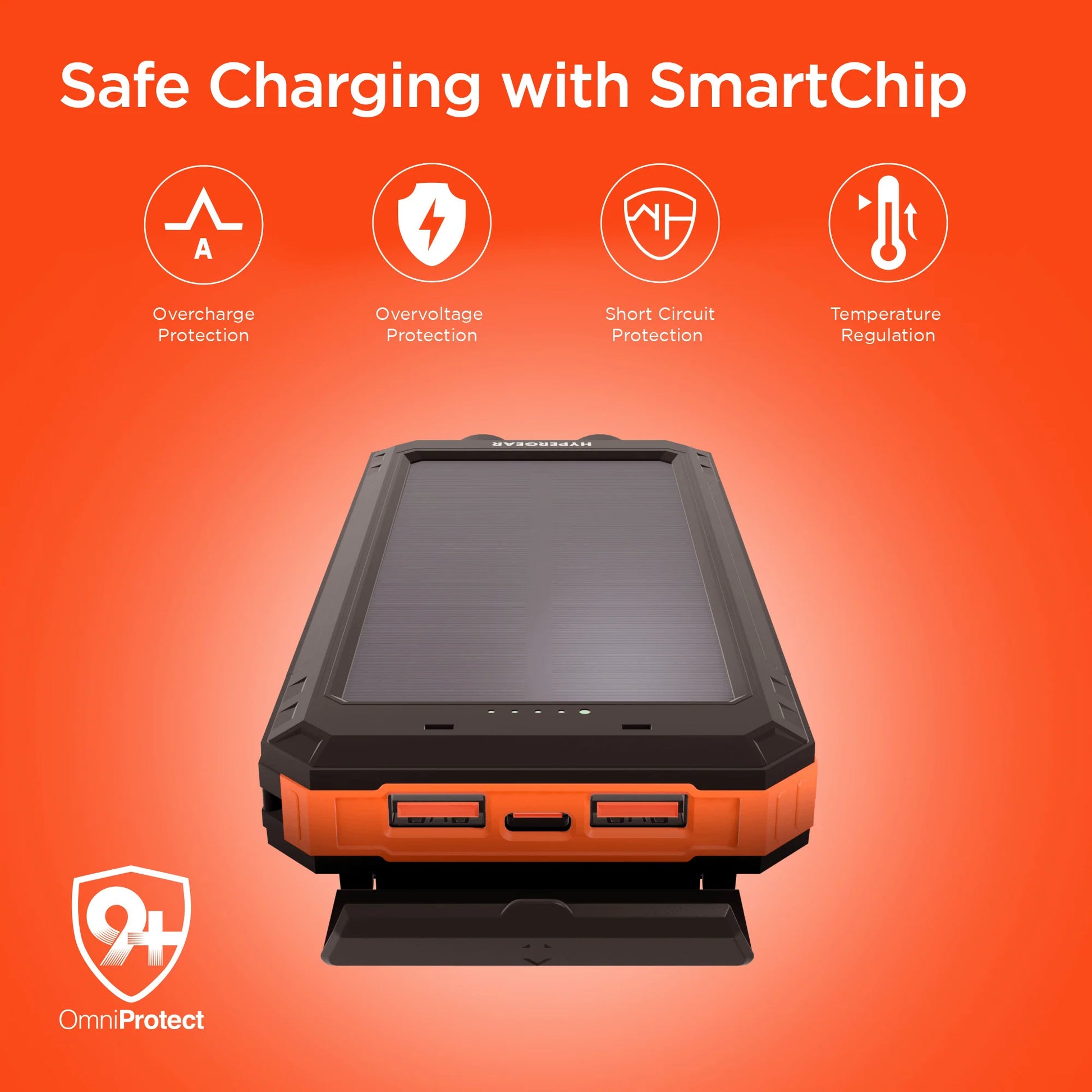 Hypergear Solpro 10K Fast Charge Solar 10000Mah PD Power Bank