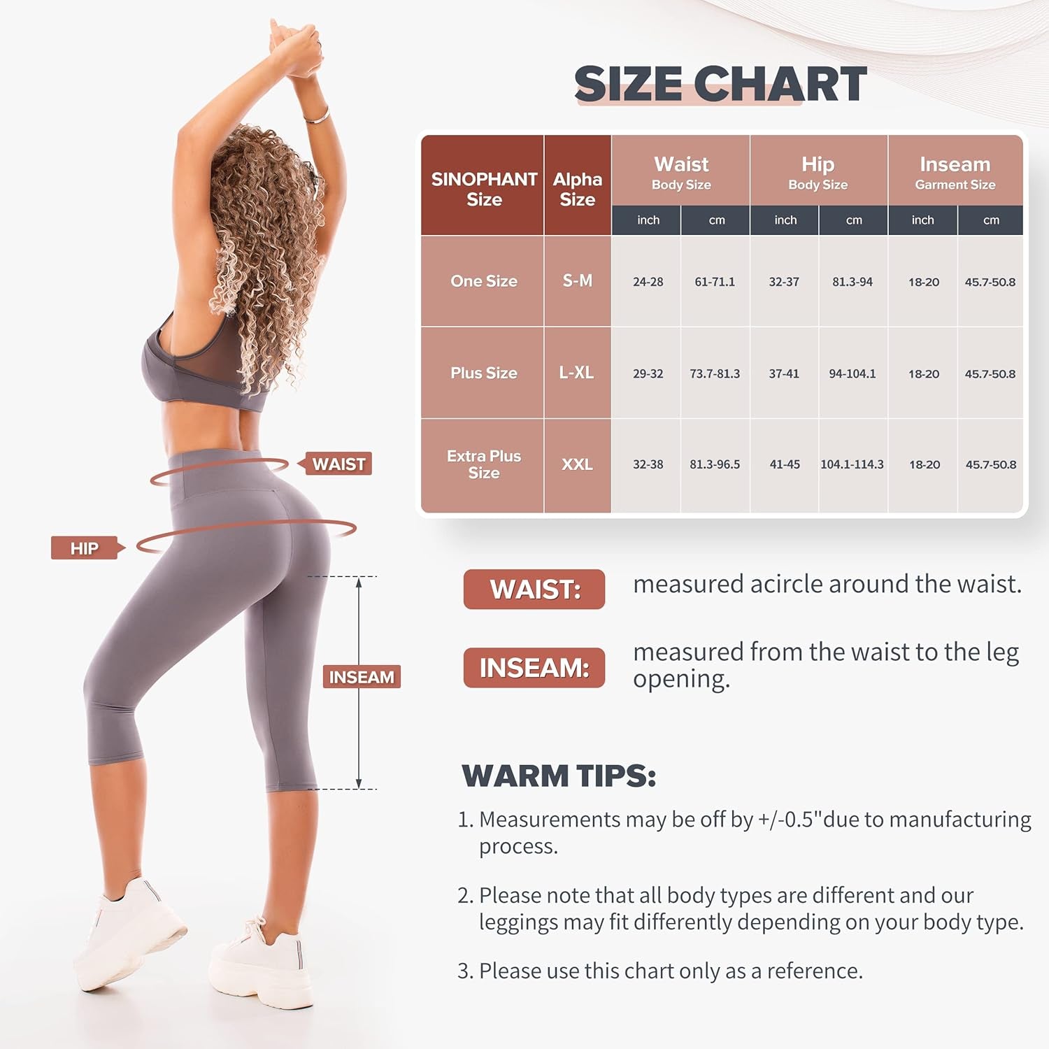High Waisted Leggings for Women - Full Length Capri Buttery Soft Yoga Pants for Workout Athletic